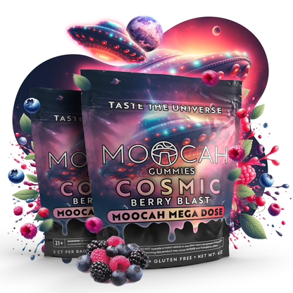Mega Dose Mushroom Gummies - Cosmic Berry Blast