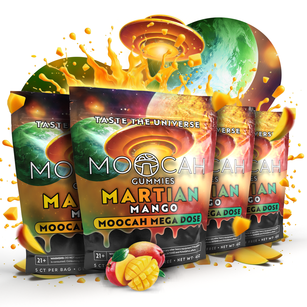 Moocah Mega Dose Gummies - Martian Mango – MoocahMagic